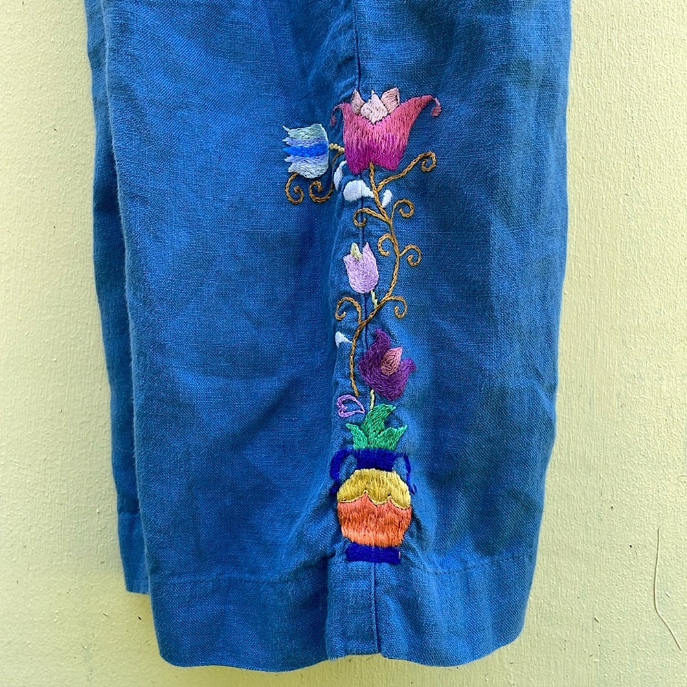 Hand Embroidered NPL Drawstring Pant